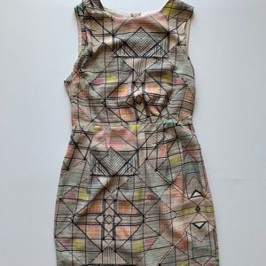 forever 21 print sheath dress